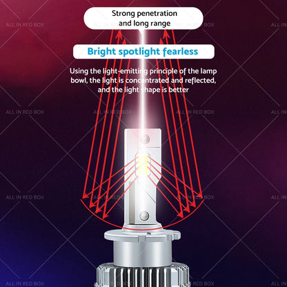 D4S LED Headlight Bulbs for HID Xenon Car - 6000K