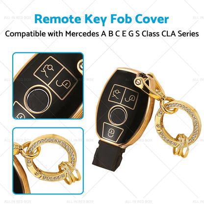 TPU Remote Key Fob Cover for Mercedes A B C E G S Class CLA