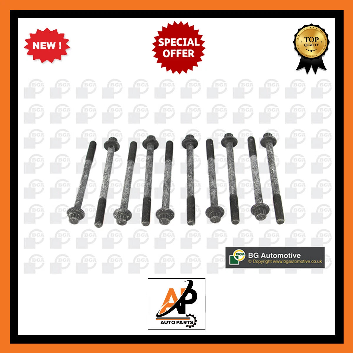 Head Bolt Kit for Mazda 3 Saloon Hatchback 2.2 Diesel (2007–2018)