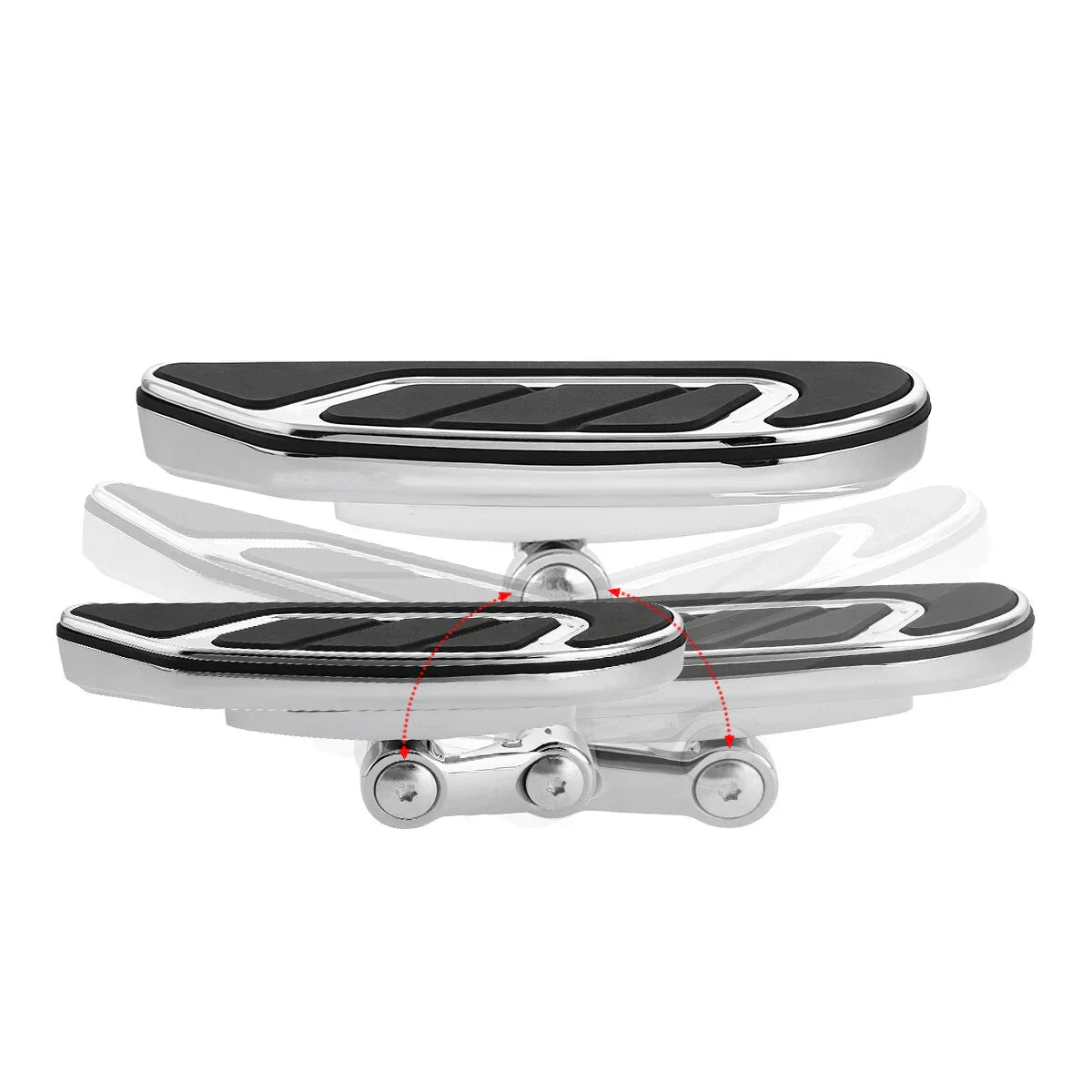 Chrome Rear Passenger Floorboard Bracket for Harley Road King (1993-2025)