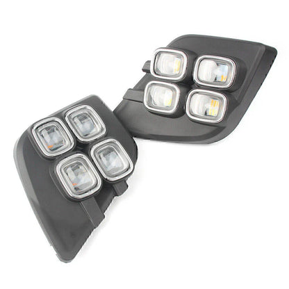 LED DRL Fog Lights for Toyota Hilux Vigo Revo (2015-2017)