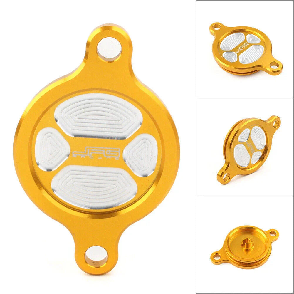 CNC Oil Filter Cover Cap for Suzuki RMZ250 RMZ450 RMX450Z (2010-2017)