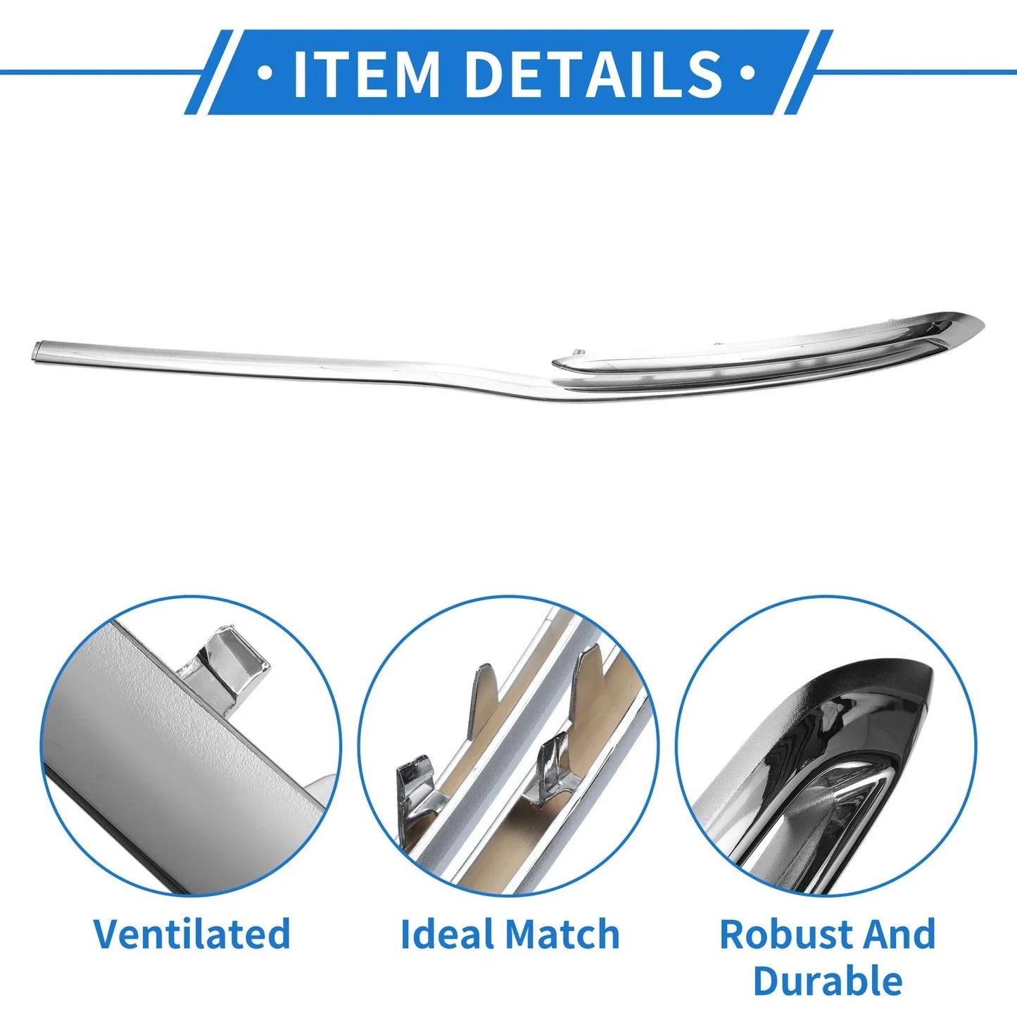 Front Left Bumper Grille Trim for Mercedes-Benz W222 (2018-2020)