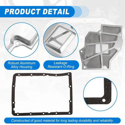 A46DE Transmission Filter & Oil Pan Gasket Kit for Chevrolet (Fits Various Years)