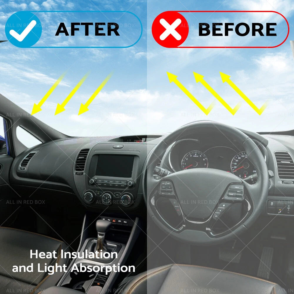Dashboard Cover Mat for Kia Cerato (2013-2018) Non-Slip
