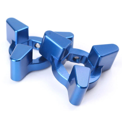 CNC 14mm Anodized Fork Preload Adjusters for Universal Motor - Blue