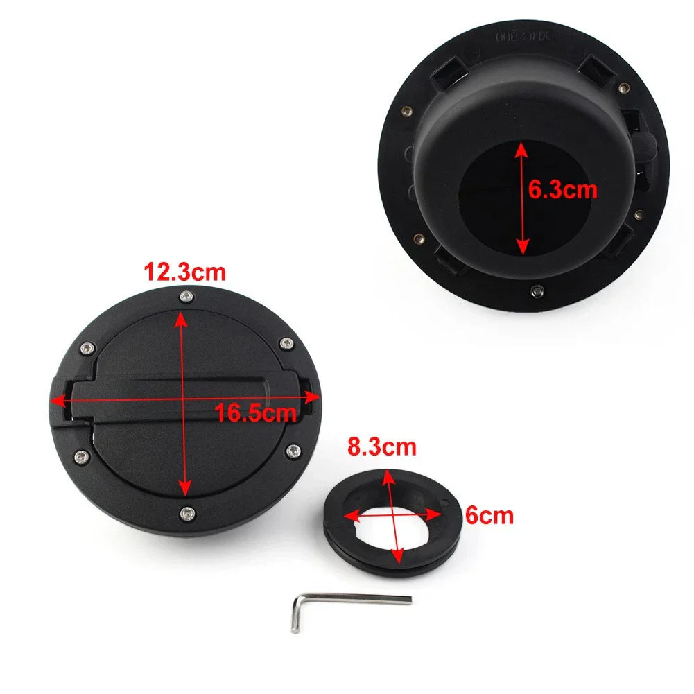 Fuel Tank Filler Door Cover for Jeep Wrangler JK (2007-2017)