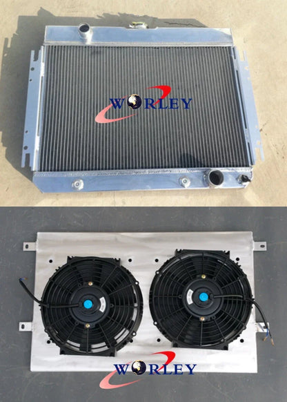 Alloy Radiator Shroud Fans for Chevy Impala El Camino 1963-1968 ()