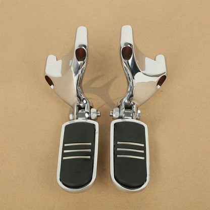 Chrome Passenger Footpeg Bracket for Harley Sportster 883 1200 (2004-2013)
