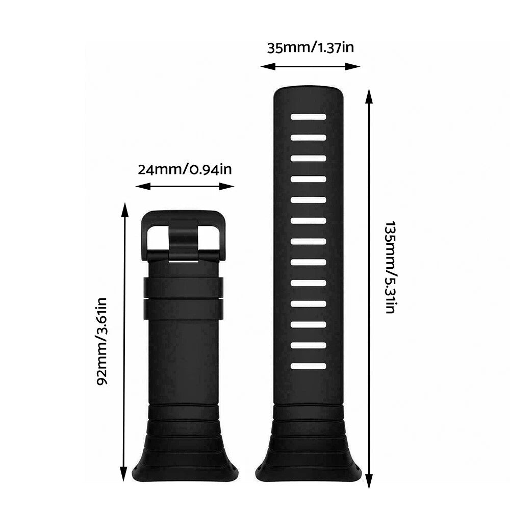 Luxury Rubber Watch Band Strap for SUUNTO CORE (2010-2023)
