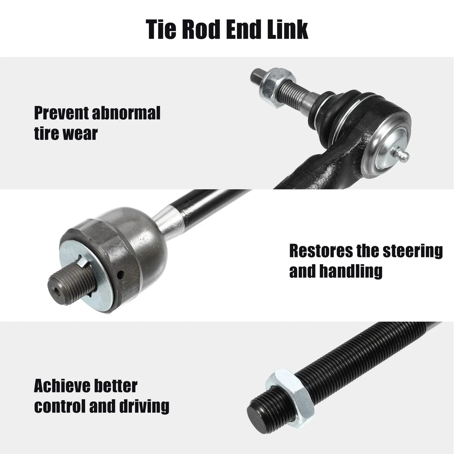 4 Pcs Tie Rod End Links for Dodge Charger (2011-2023)