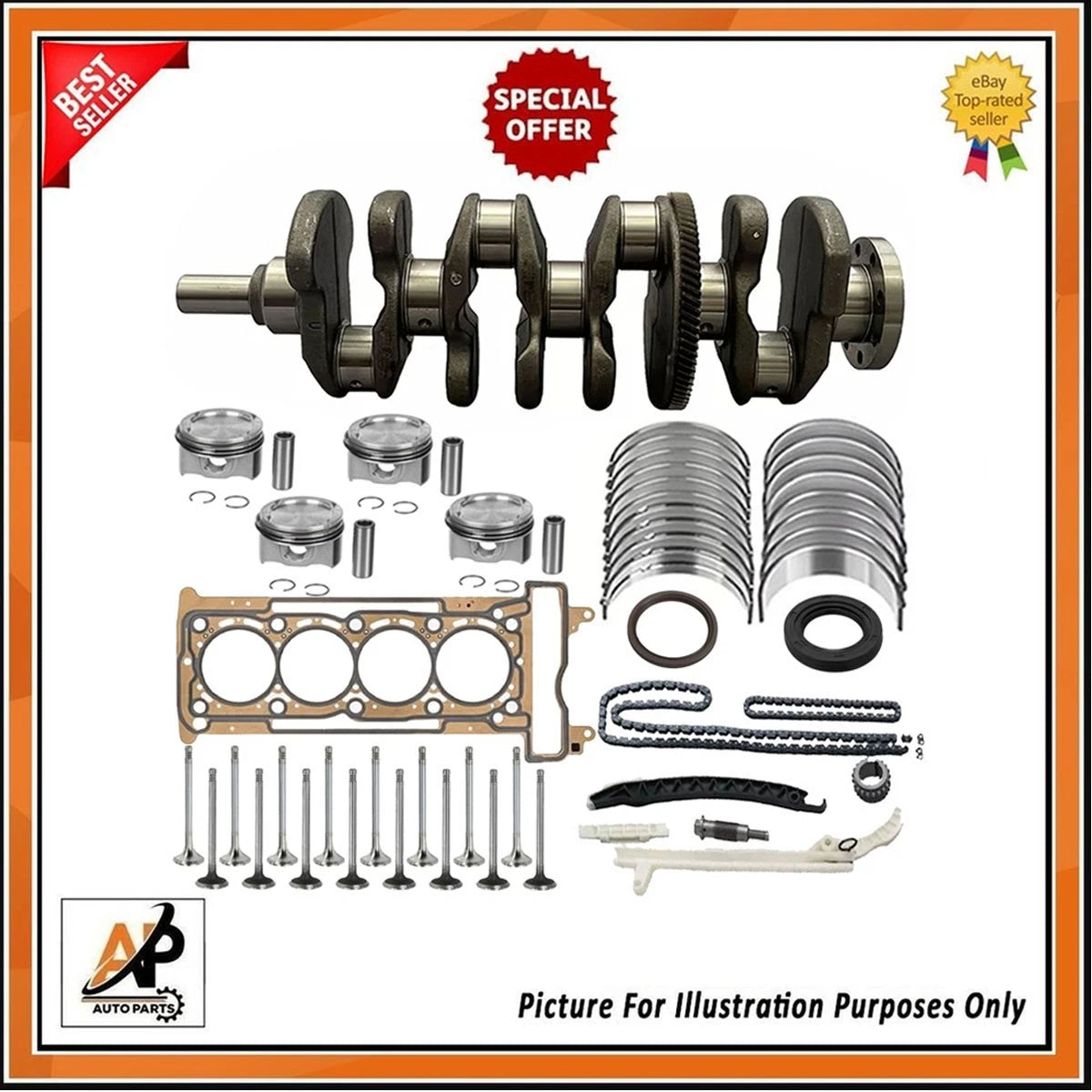 Crankshaft Rebuild Kit for Mercedes-Benz C Class M264.920 (2020–2023)