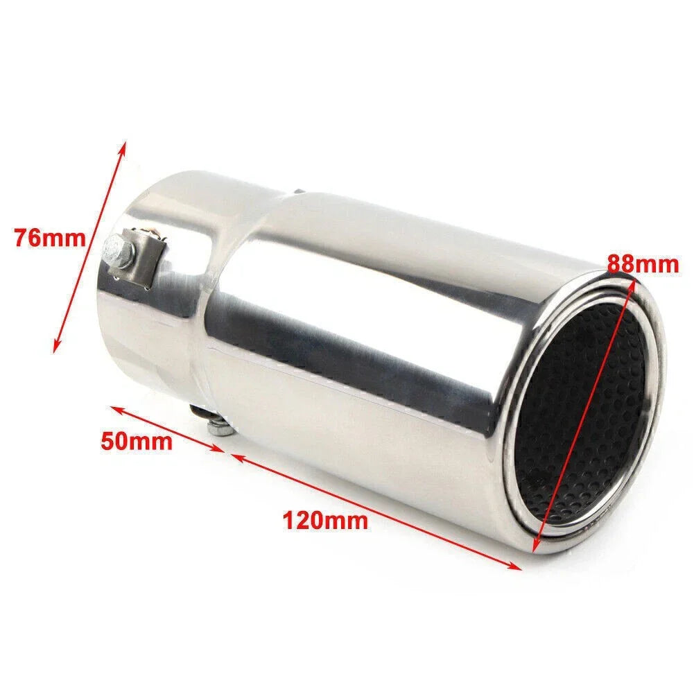 Chrome Rear Exhaust Pipe Tip for Toyota Prado (2008-2021)