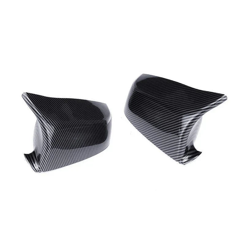 2 x Carbon Fiber Style Rear View Mirror Covers for BMW 5 6 7 E60 E61 E63