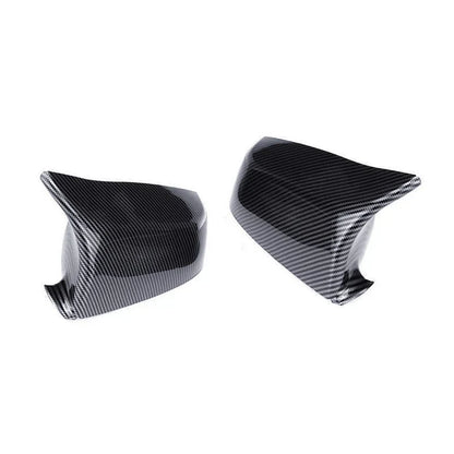 2 x Carbon Fiber Style Rear View Mirror Covers for BMW 5 6 7 E60 E61 E63