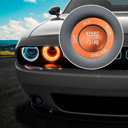 Engine Push Start Stop Button Cover Trim Kit for Dodge Charger Challenger (2015-2023)