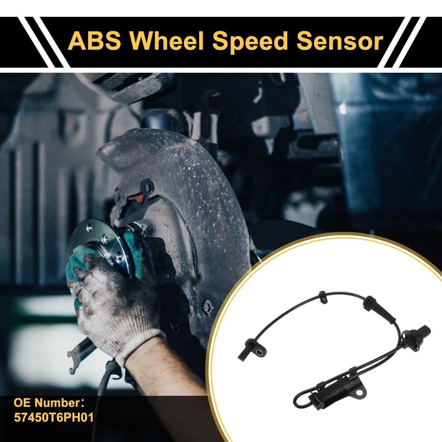 ABS Wheel Speed Sensor for Honda Crider (2014-2018) 1 x Right Front Sensor