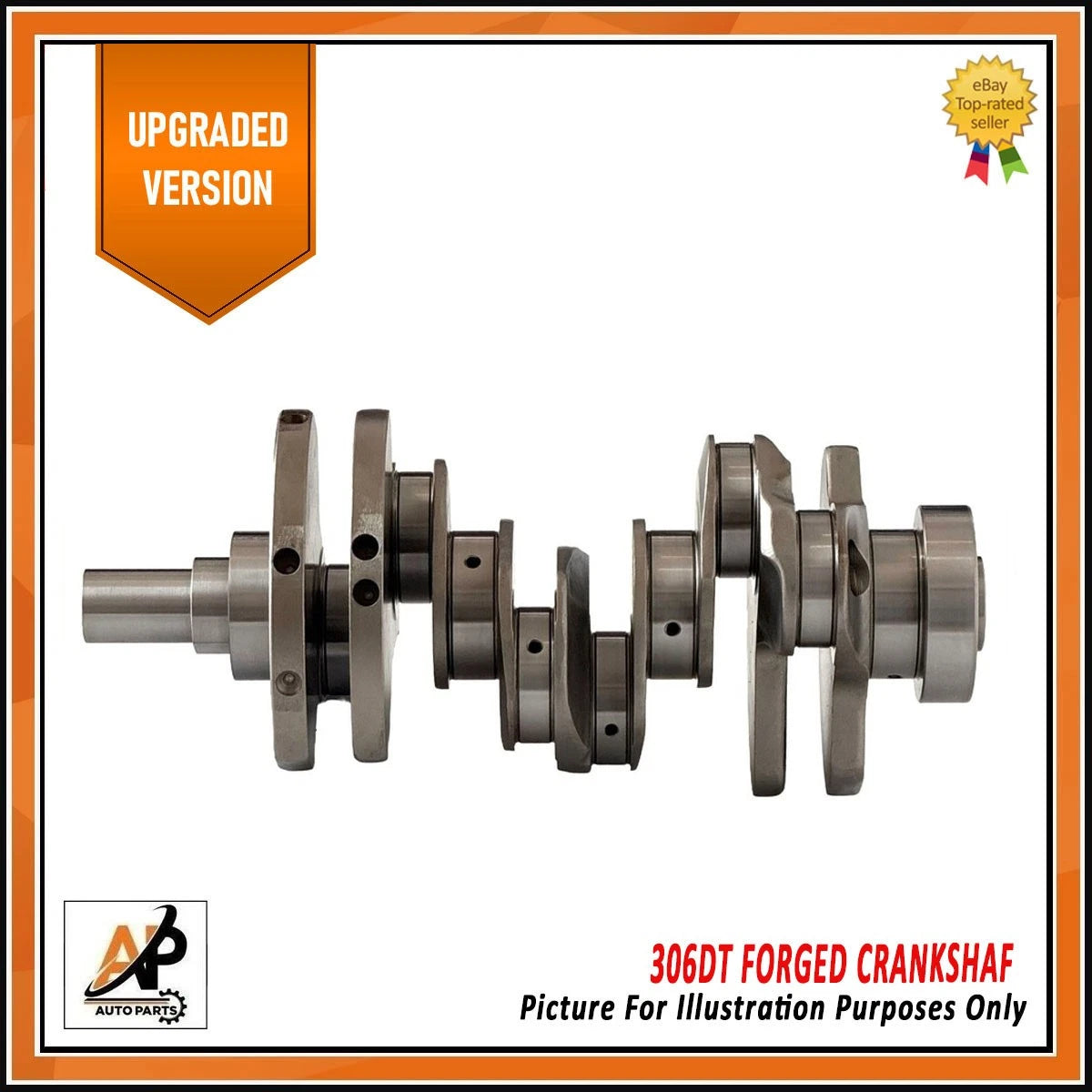 Forged Crankshaft for Jaguar F-Pace XF XJ Diesel TDV6 AJV6D (2013–2020)