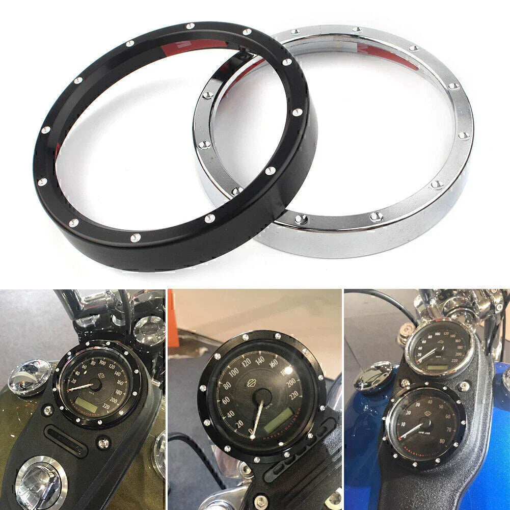 Speedometer Gauge Bezel Trim Ring for Harley Sportster XL883, Street Bob (2004-2023)