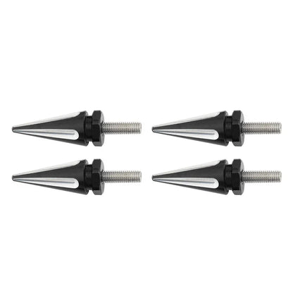 4 x Black Spike Windscreen Screw Bolts for Harley Touring Road Glide (1998-2025)