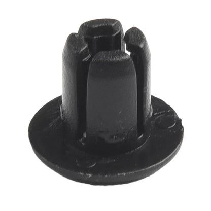 20pcs Black Plastic Panel Fastener Clips 6mm Hole for Retaining Fairings