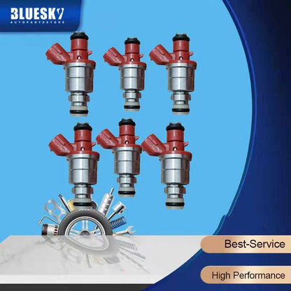 6 x Fuel Injectors for Holden Rodeo TF TFS25 3.2L V6 (1998-2003)