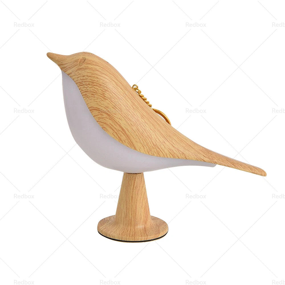 LED Touch Table Lamp - Modern Magpie Bird Night Light for Bedroom