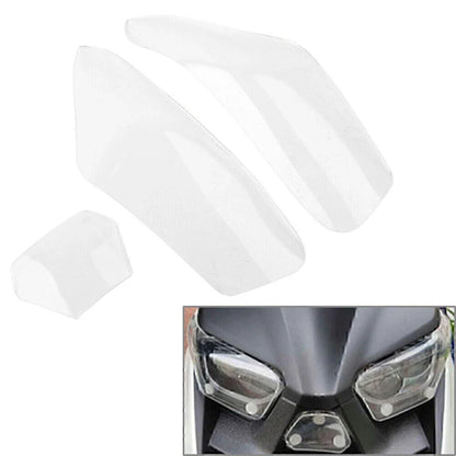 3 x Front Headlight Guard Lens Covers for YAMAHA XMAX250 XMAX300 (2017-2023)