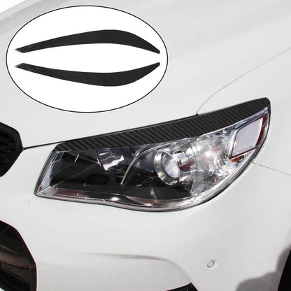 Carbon Fiber Headlight Eyebrow Trim Covers for Holden Commodore VF SS SSV