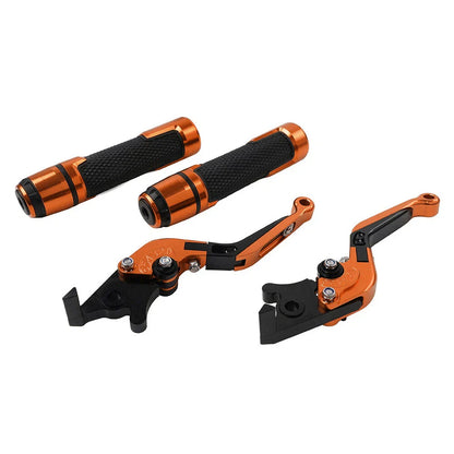 Orange Extendable Brake Clutch Lever for Honda CB599 CB600 CB919 (2000-2007)