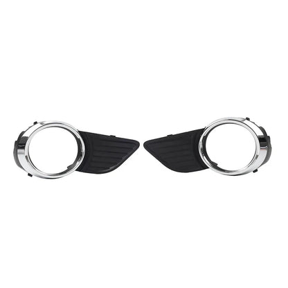 Front Fog Light Bezel Cover  Black/Chrome for Toyota Sienna (2011-2017)
