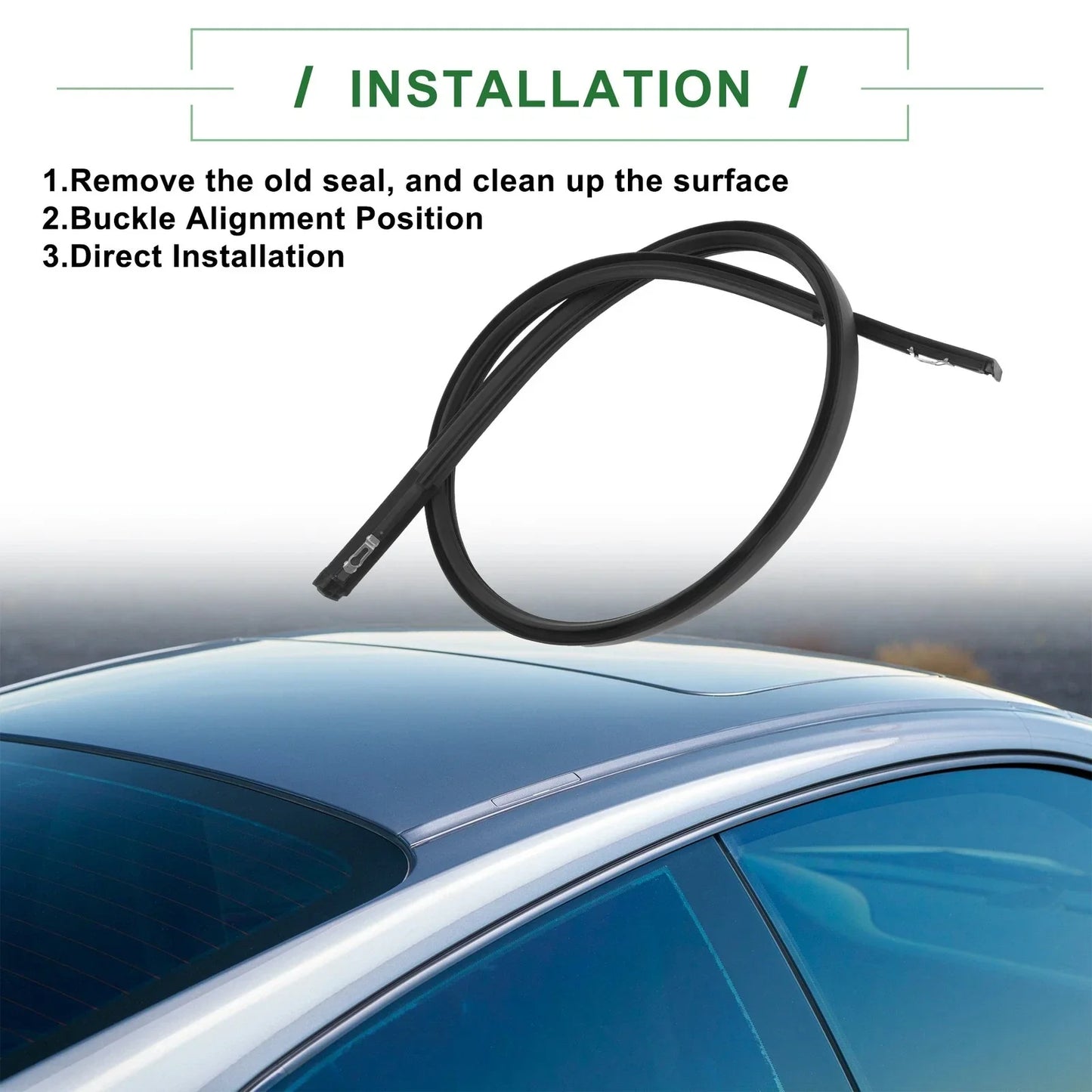 Right Side Roof Sealing Strip for Honda Civic (2016-2021)