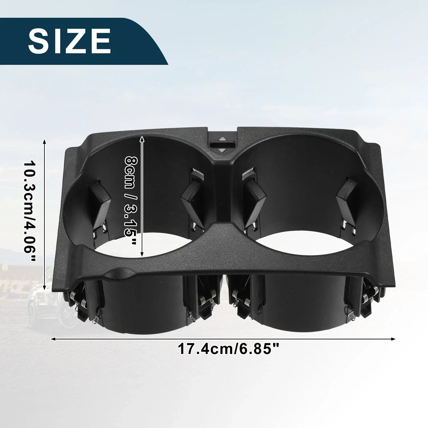 Cup Holder for Mercedes-Benz E350 2010-2013 2 x Drink Holders