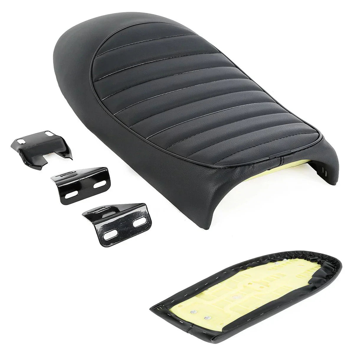 Vintage Cafe Racer Flat Hump Saddle Seat for Honda Suzuki Yamaha