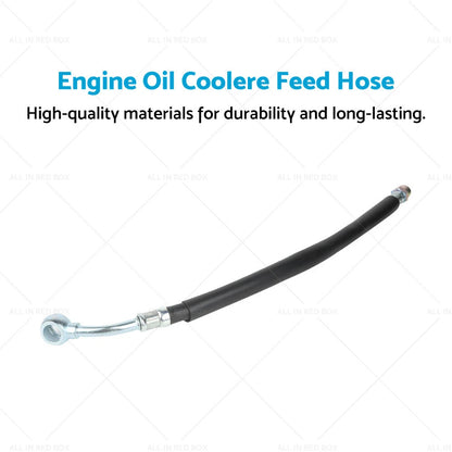 Engine Oil Cooler Feed Hose for Mitsubishi Pajero 3.0 Wagon (1991-2000)