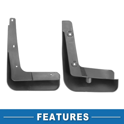 Front & Rear Mud Flap Splash Guards for Hyundai Sonata Sedan (2015-2016)
