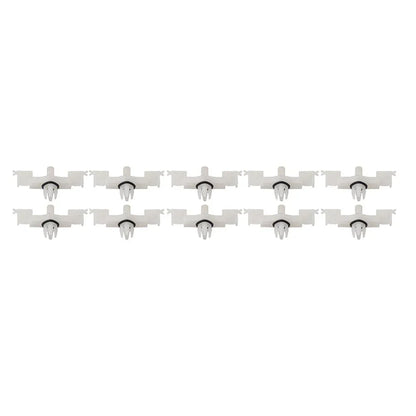 10 x Door Sill Scuff Plate Clips for Porsche Cayenne (2003-2010)