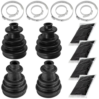 CV Boot Kit Front Axle Inner Outer Replacement for Club Car Carryall 1500 (2004–2013)