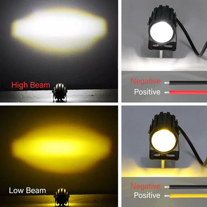 Headlight Fog Lamp Hi-Lo Beam for Motorcycle UTV ATV