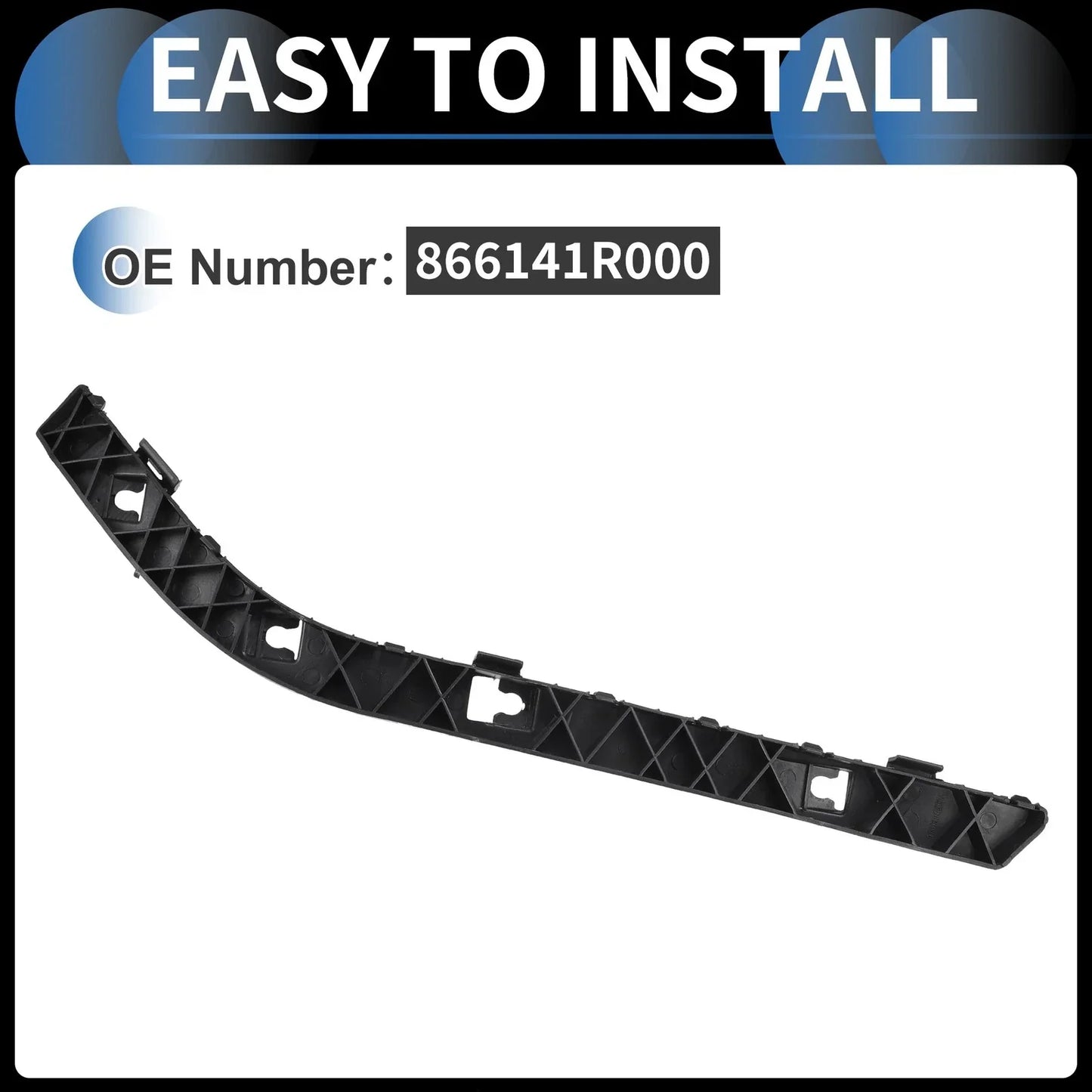 Right Front Bumper Retainer Bracket for Hyundai Accent (2012-2017)