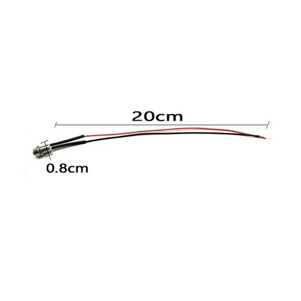 10 x Indicator Light 12V 8mm LED for Car Truck Boat