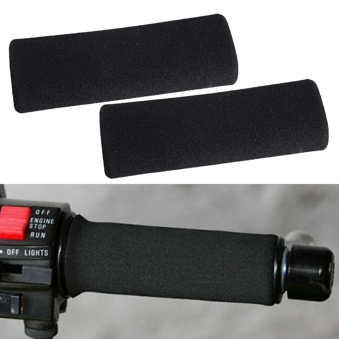 2 x Motorcycle Foam Handlebar Grips for BMW R1200GS Adventure (2013-2018)