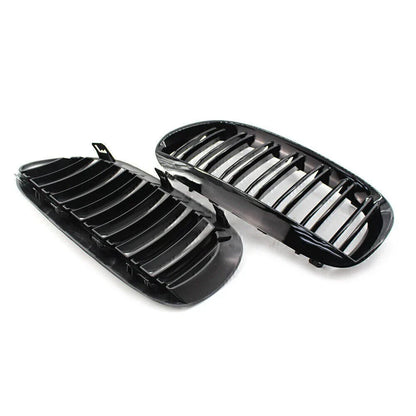 Front Bumper Upper Grill Mesh Grille Trim for BMW E63 M6 E64 M6 (2006-2010)