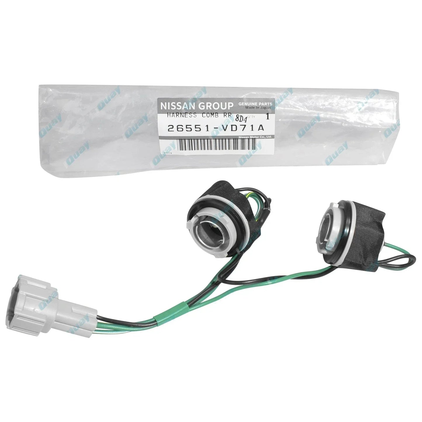 Genuine Rear Tail Light Wire Loom + Socket for Nissan Patrol GU Y61 Wagon