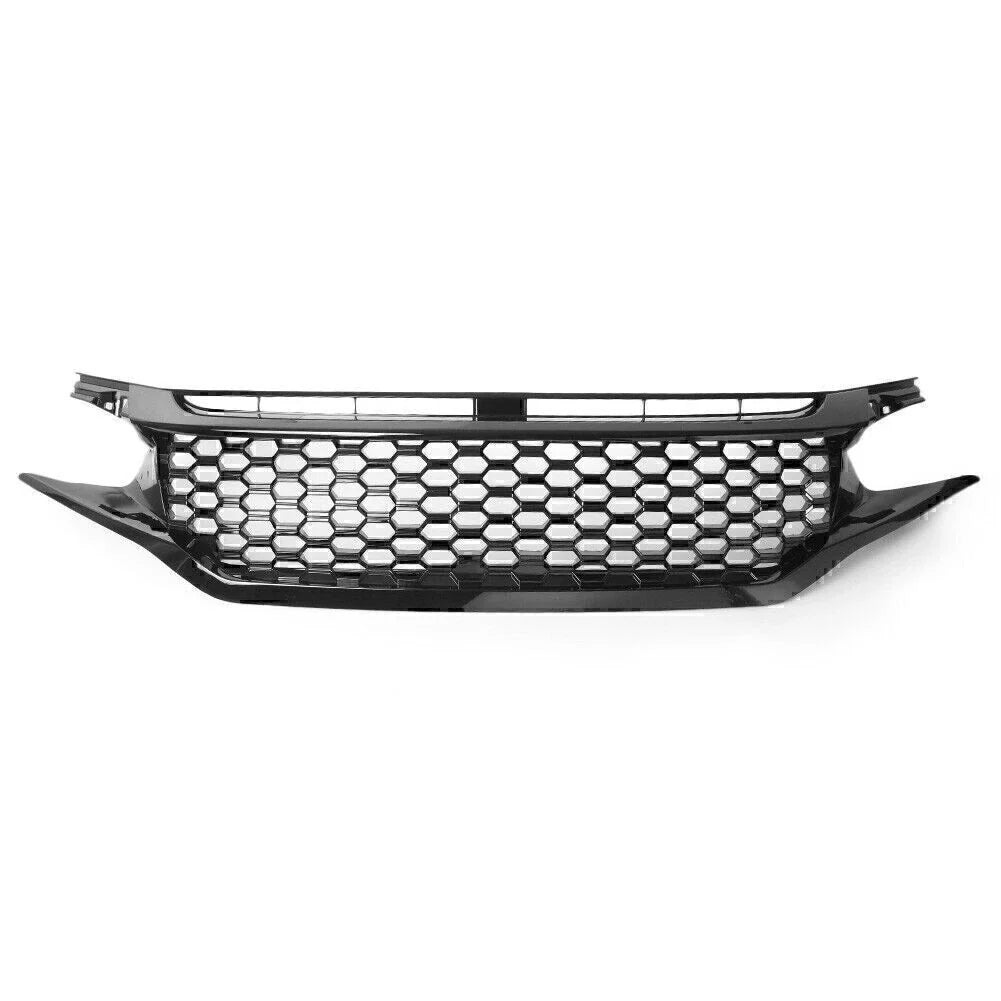 Mesh Honeycomb Front Upper Grille for Honda Civic (2016-2018)