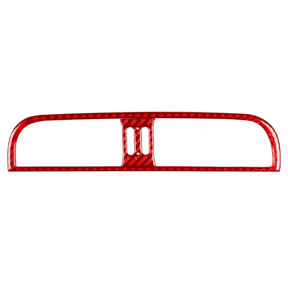 Red Center Console Air Vent Outlet Panel Cover Trim for Fiat 500 (2012-2015)