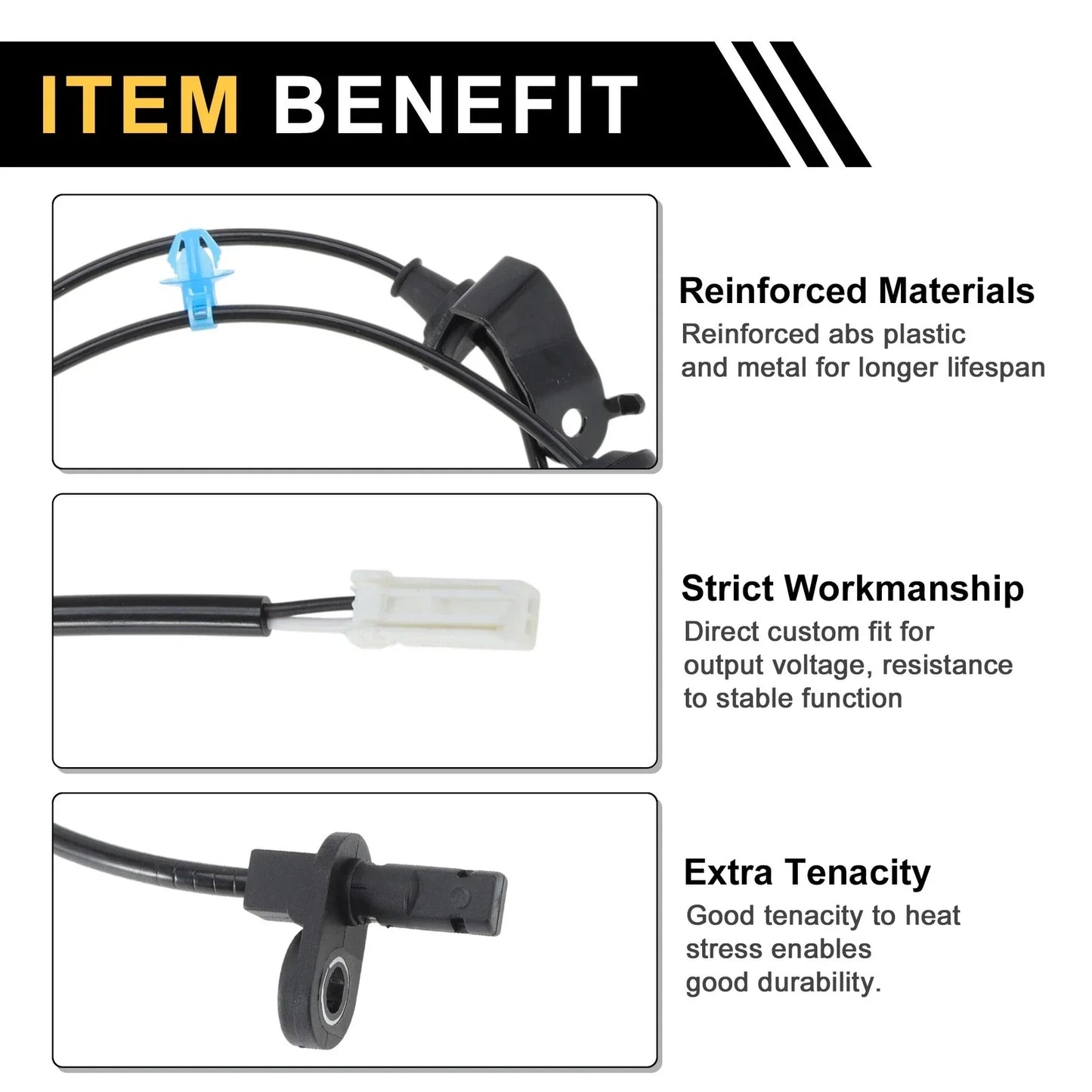 ABS Wheel Speed Sensor for Honda Fit (2009-2013) Rear Right