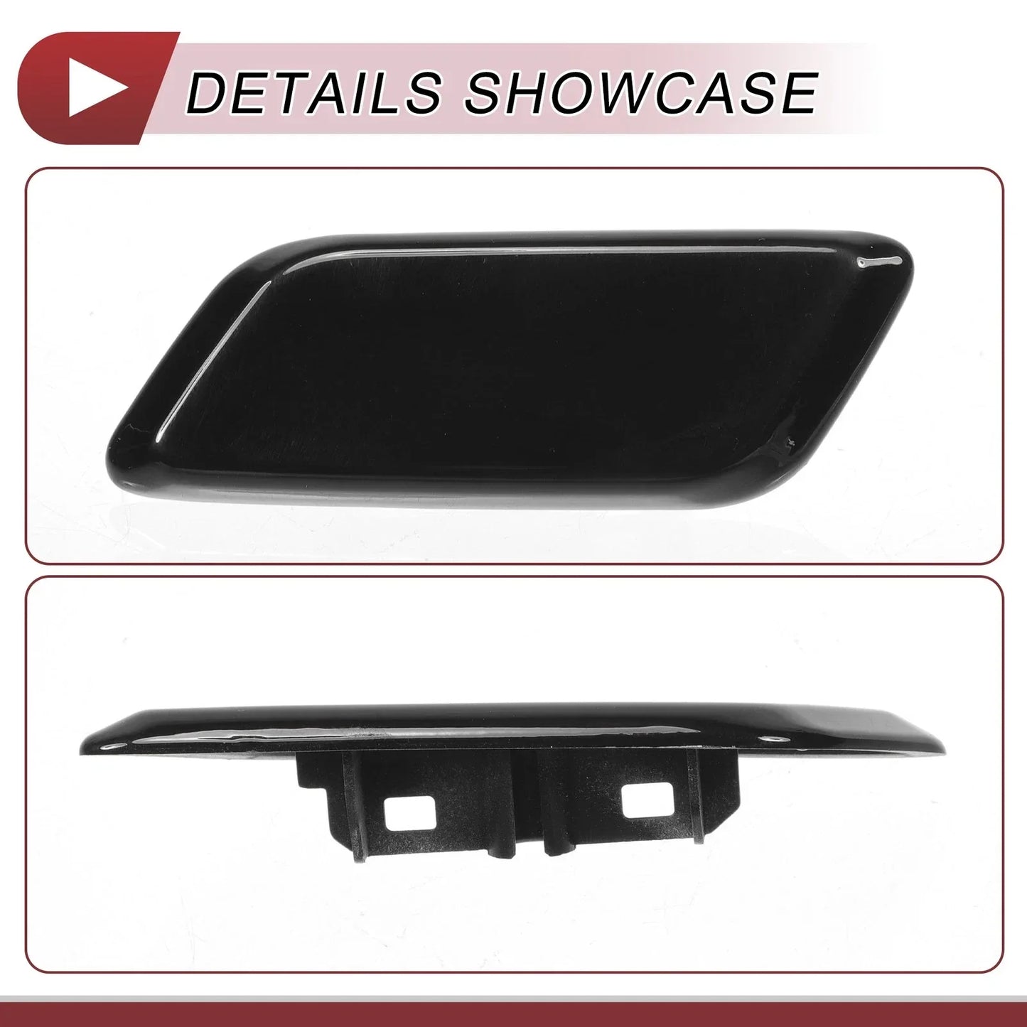 Front Left Washer Nozzle Cover for Lexus RX350 (2012-2014) - Black 1 x Cap