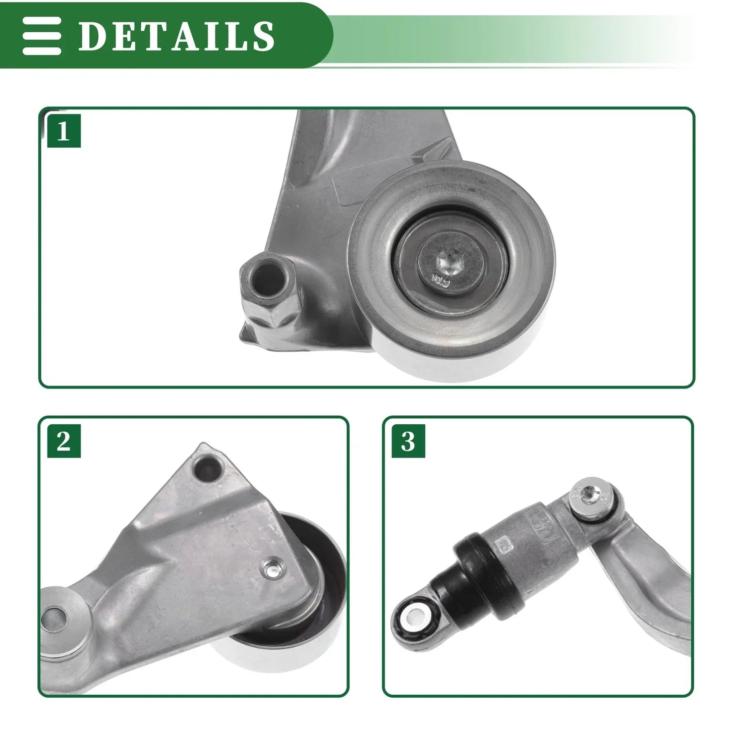 Engine Belt Tensioner Pulley Assembly for Honda Civic (2006-2011)