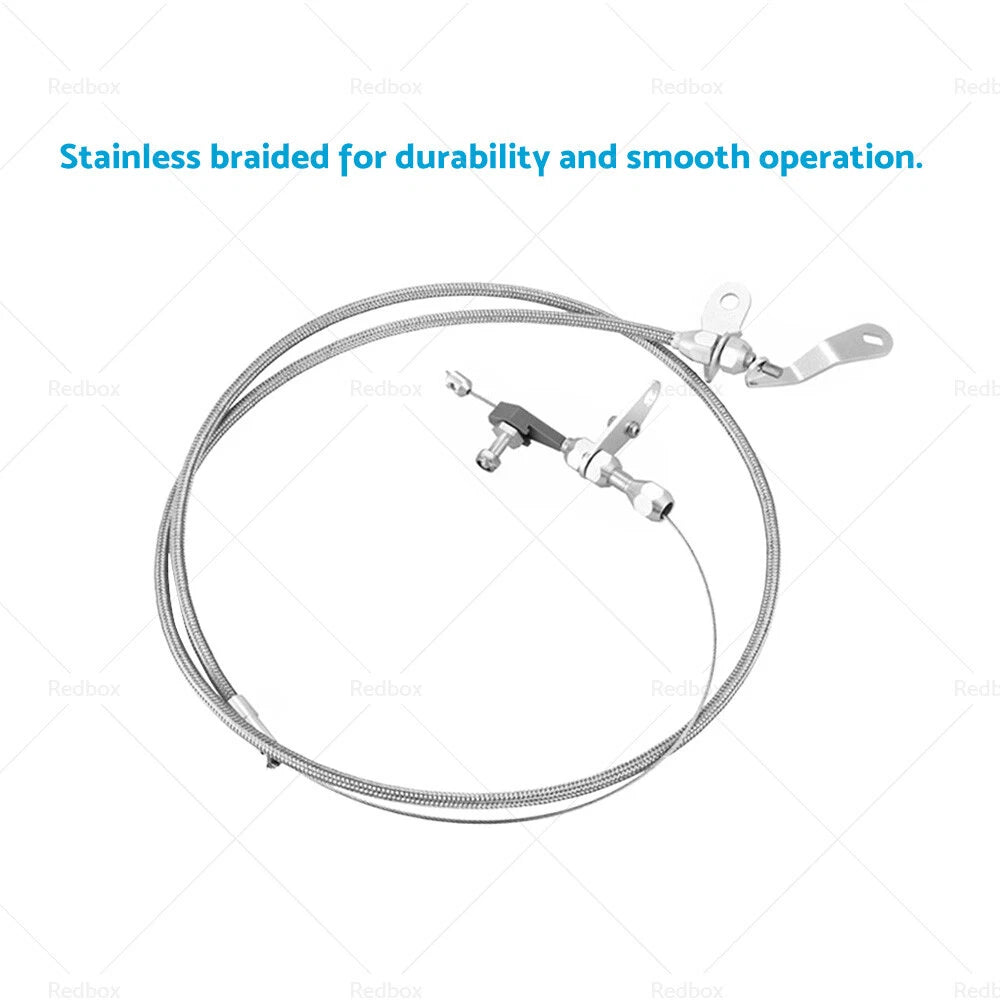 C4 Stainless Kick Down Cable for Ford (1964-1986)